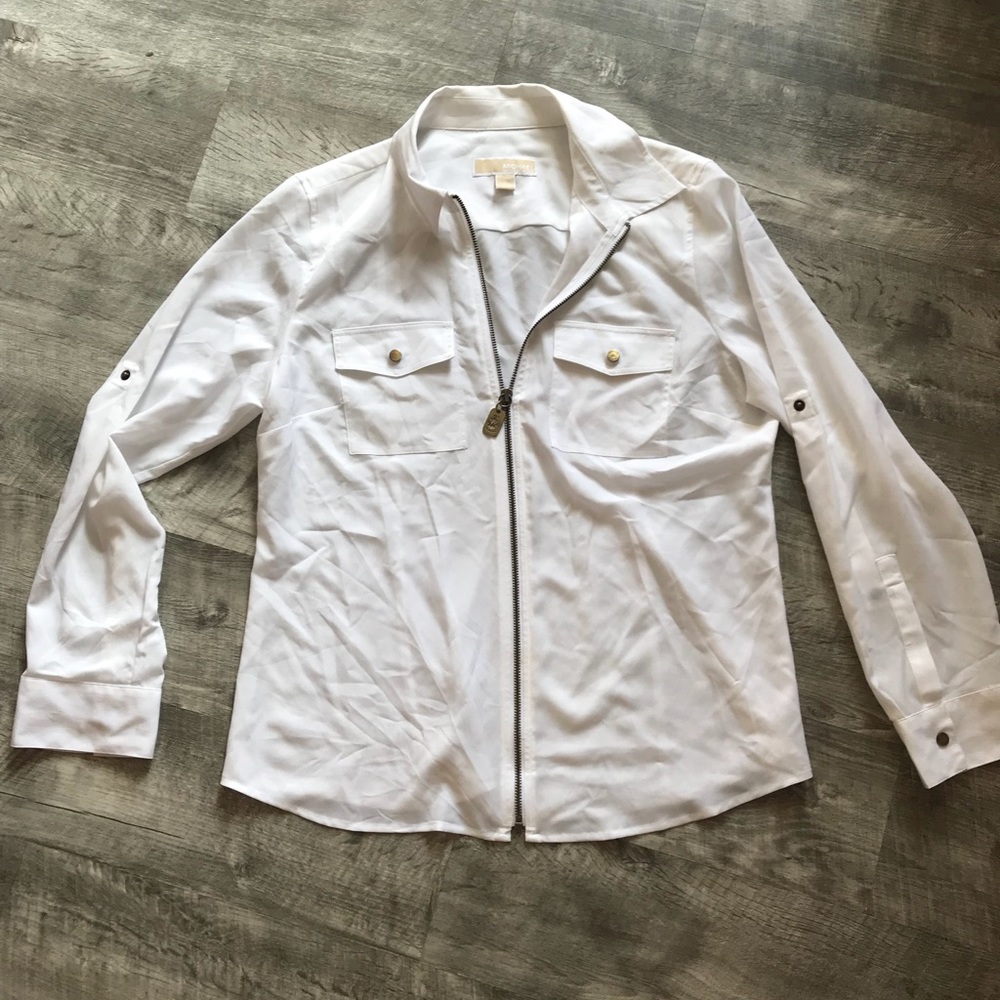 Michael Kors Zip Dress Top